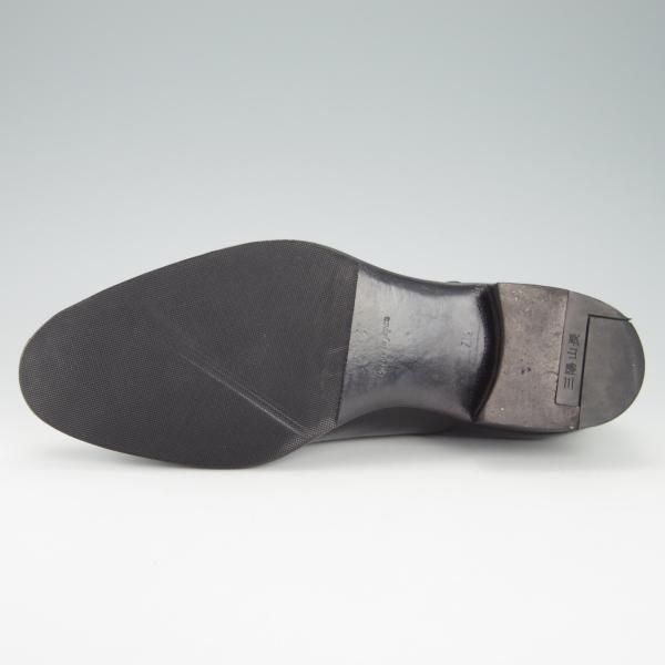 美品★三陽山長 SIZE 7.5【定価￥75,900-★友二郎/R2010ラスト】ストレートチップ/カーフ/黒/メンズ/tomojiro/SanyoYamacho★g867