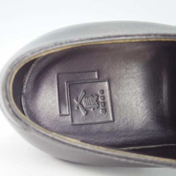 美品★三陽山長 SIZE 7.5【定価￥75,900-★友二郎/R2010ラスト】ストレートチップ/カーフ/黒/メンズ/tomojiro/SanyoYamacho★g867