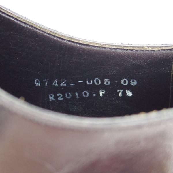美品★三陽山長 SIZE 7.5【定価￥75,900-★友二郎/R2010ラスト】ストレートチップ/カーフ/黒/メンズ/tomojiro/SanyoYamacho★g867