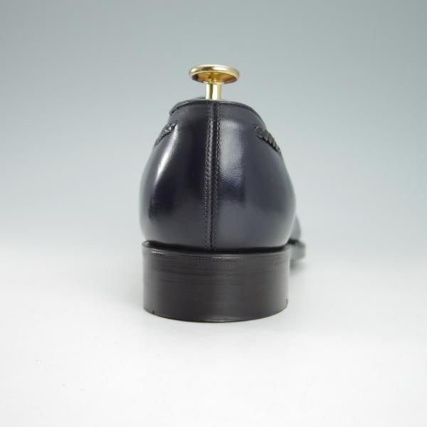 極美品★トレーディングポスト SIZE 6【定価￥50,600-★タッセルローファー/1610】カーフ/紺×黒/メンズ/Trading Post★g869