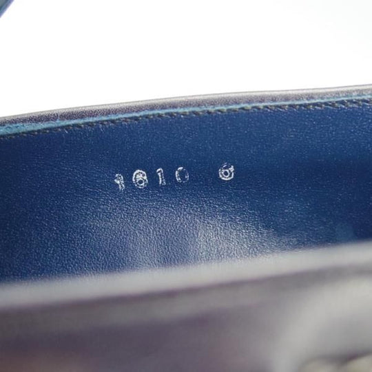 極美品★トレーディングポスト SIZE 6【定価￥50,600-★タッセルローファー/1610】カーフ/紺×黒/メンズ/Trading Post★g869