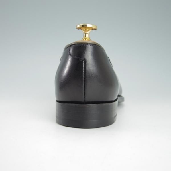 未使用★(英国製)バーカーブラック US6.5【定価10万円以上★グッドイヤーウェルテッド製法/ローファー】 黒/BARKER BLACK★g870