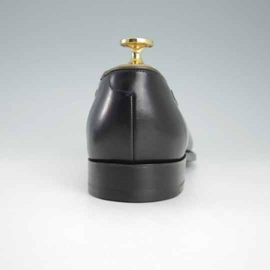 未使用★(英国製)バーカーブラック US6.5【定価10万円以上★グッドイヤーウェルテッド製法/ローファー】 黒/BARKER BLACK★g870