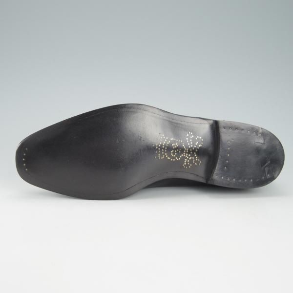 未使用★(英国製)バーカーブラック US6.5【定価10万円以上★グッドイヤーウェルテッド製法/ローファー】 黒/BARKER BLACK★g870