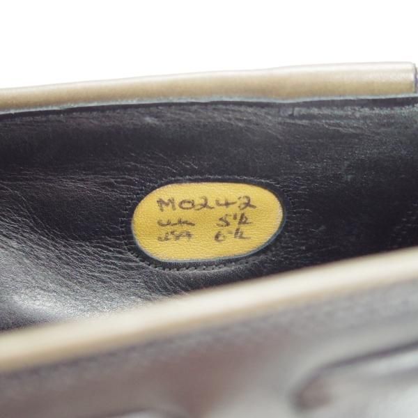 未使用★(英国製)バーカーブラック US6.5【定価10万円以上★グッドイヤーウェルテッド製法/ローファー】 黒/BARKER BLACK★g870