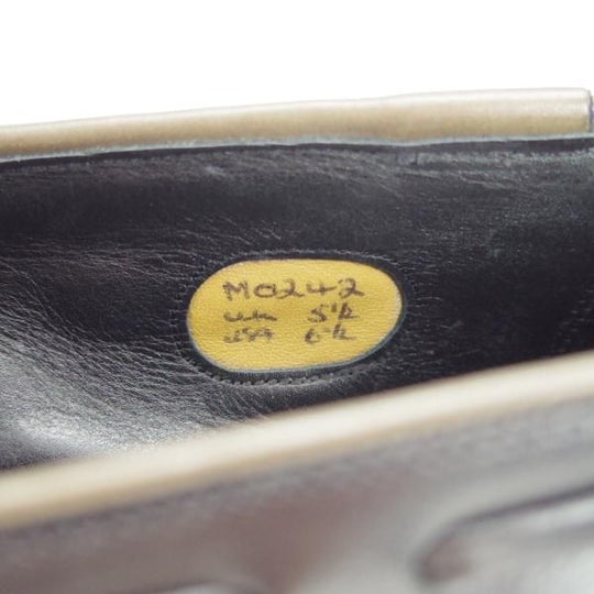 未使用★(英国製)バーカーブラック US6.5【定価10万円以上★グッドイヤーウェルテッド製法/ローファー】 黒/BARKER BLACK★g870