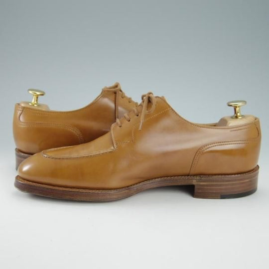 ★ジョンロブ 6E【名作★CHAMBORD 2/スキンステッチ仕様/8695ラスト】シャンボード/Uチップ/カーフ/薄茶/メンズ/JOHN LOBB★g872