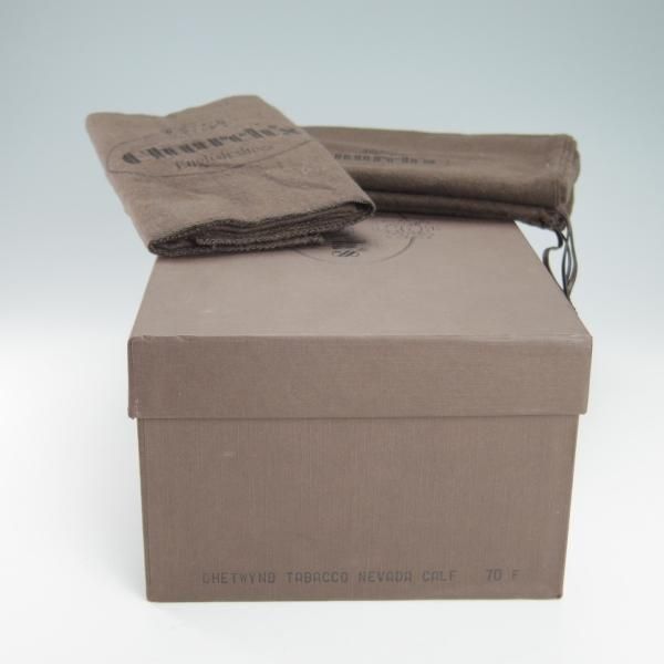 ★チャーチ 70F/UK7【貴重★100ラスト/CHETWYND/チェットウインド】4都市ロゴ/フルブローグ/ネバダカーフ/茶/メンズ/Church's★g874