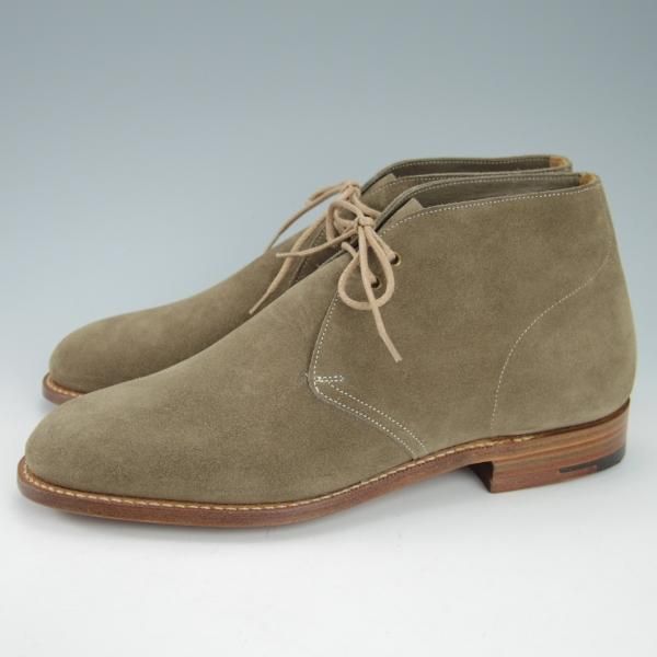 未使用★チャーチ 75G/UK7.5【★チャッカブーツ/SAHARA L/81ラスト】スエード/MUD/薄茶/メンズ/サハラ/Church's★g875