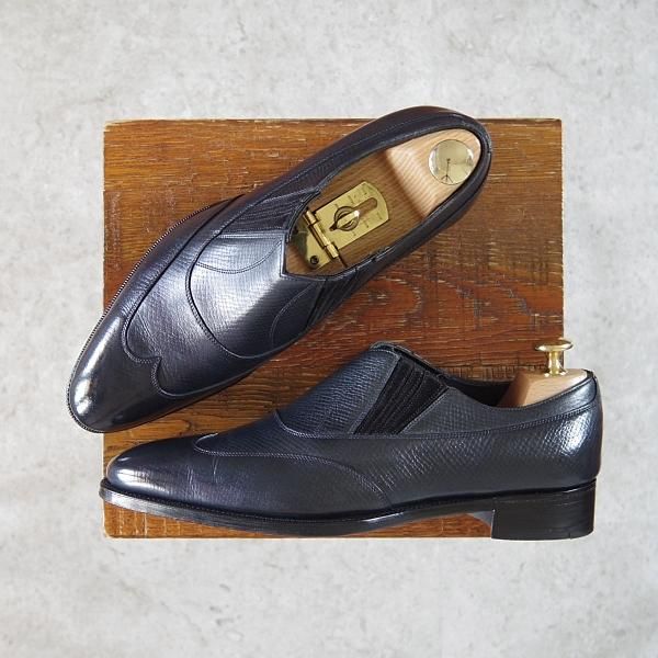 極美品★(英)ガジアーノ&ガーリング 5.5E【現行定価20万円以上★MALVERN/ローファー】DG70ラスト/ハッチグレイン/GAZIANO&GIRLING★g876