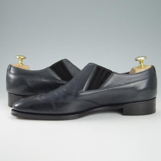 極美品★(英)ガジアーノ&ガーリング 5.5E【現行定価20万円以上★MALVERN/ローファー】DG70ラスト/ハッチグレイン/GAZIANO&GIRLING★g876