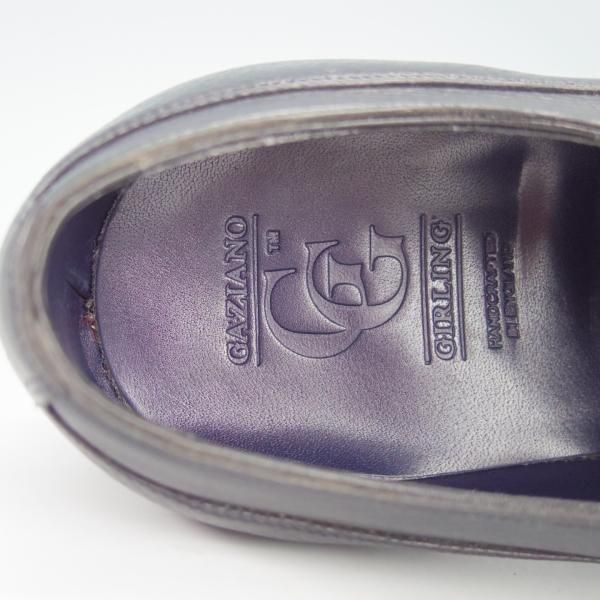 極美品★(英)ガジアーノ&ガーリング 5.5E【現行定価20万円以上★MALVERN/ローファー】DG70ラスト/ハッチグレイン/GAZIANO&GIRLING★g876