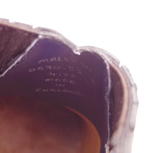 極美品★(英)ガジアーノ&ガーリング 5.5E【現行定価20万円以上★MALVERN/ローファー】DG70ラスト/ハッチグレイン/GAZIANO&GIRLING★g876