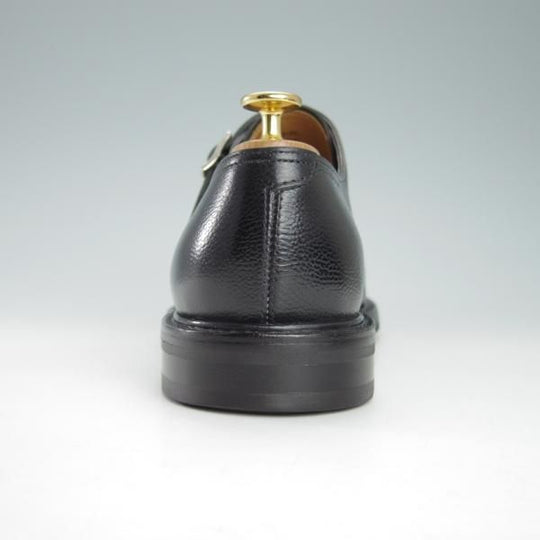 極美品★ジョンロブ 7.5E【モデル定価￥243,100-★MORVAL/(水牛)バッファローレザー】0015ラスト/ダブルモンク/黒/JOHN LOBB★g878