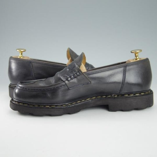 ★パラブーツ SIZE 7【定価￥71,500-★ランス/REIMS/紺/nuit】コインローファー/リスレザー/マルシェソール/メンズ/Paraboot★g880