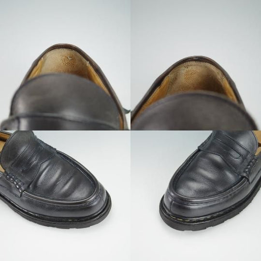 ★パラブーツ SIZE 7【定価￥71,500-★ランス/REIMS/紺/nuit】コインローファー/リスレザー/マルシェソール/メンズ/Paraboot★g880