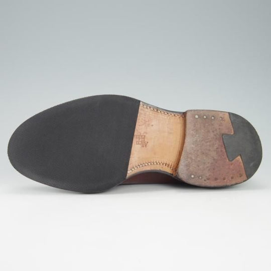 極上★(米)アレンエドモンズ 6E【定価￥167,400-★コードバン仕様/Leeds】リーズ/プレーントゥ/赤茶/メンズ/ALLEN EDMONDS★g881