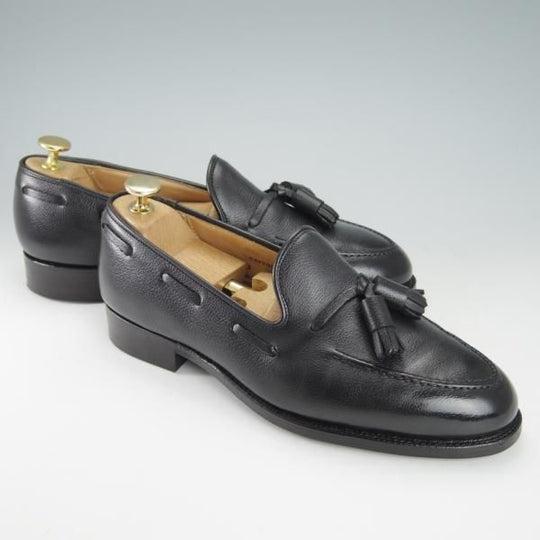 ★クロケット&ジョーンズ 6E【定価￥86,900-★CAVENDISH 3/キャベンディッシュ3】タッセルローファー/375ラスト/黒/Crockett&Jones★g885