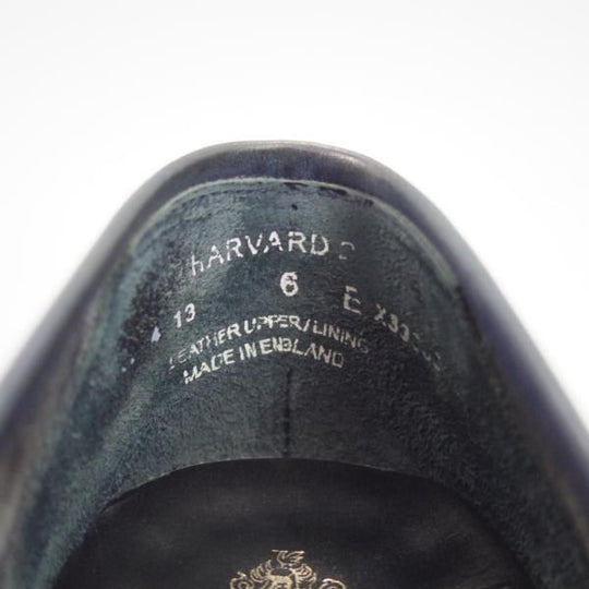 ★クロケット&ジョーンズ 6E【定価￥86,900-★HARVARD 2/ハーバード2】コインローファー/376ラスト/カーフ/紺/メンズ/Crockett&Jones★g886