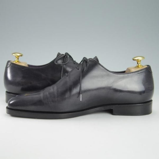 極美品★(仏)ベルルッティ SIZE 5【現行定価25万円以上★アレッサンドロ/ALESSANDRO】ヴェネチアレザー/ホールカット/黒/Berluti★g887