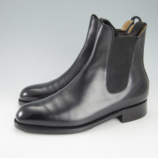極上★J.M.ウェストン 5D【定価￥176,000-★サイドゴアブーツ/705】黒/39ラスト/ボックスカーフ/メンズ/Weston/ウエストン★g888