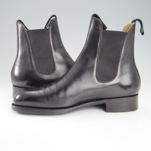 極上★J.M.ウェストン 5D【定価￥176,000-★サイドゴアブーツ/705】黒/39ラスト/ボックスカーフ/メンズ/Weston/ウエストン★g888