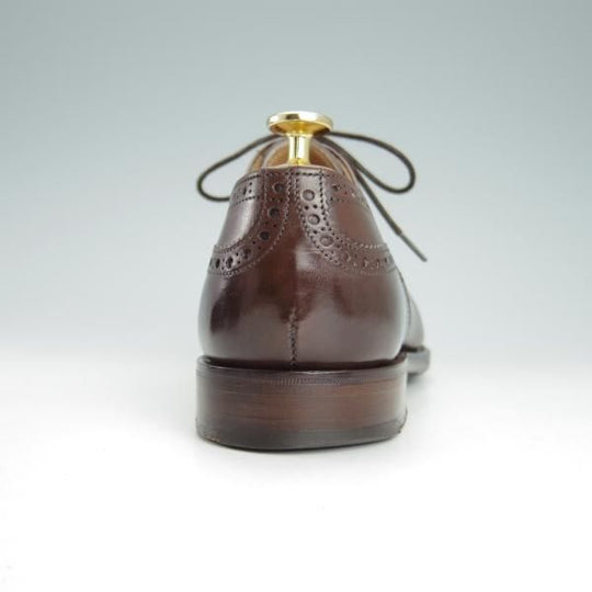 美品★(英)チーニー 6F【定価￥78,100-★WILFRED/ウィルフレッド】125ラスト/セミブローグ/カーフ/濃茶/メンズ/CHEANEY★g900