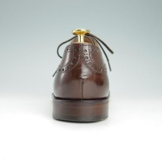 美品★(英)チーニー 6F【定価￥78,100-★WILFRED/ウィルフレッド】125ラスト/セミブローグ/カーフ/濃茶/メンズ/CHEANEY★g900