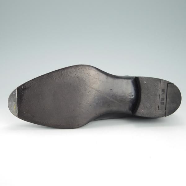 美品★三陽山長 SIZE 6.5【定価￥75,900-★友二郎/R2010ラスト】ストレートチップ/カーフ/黒/メンズ/tomojiro/SanyoYamacho★g902