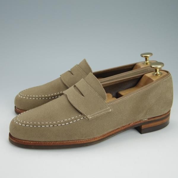 ★クロケット&ジョーンズ 6E【定価￥86,900-★ダイナイトソール仕様/HARVARD 2】コインローファー/376ラスト/薄茶/Crockett&Jones★g905