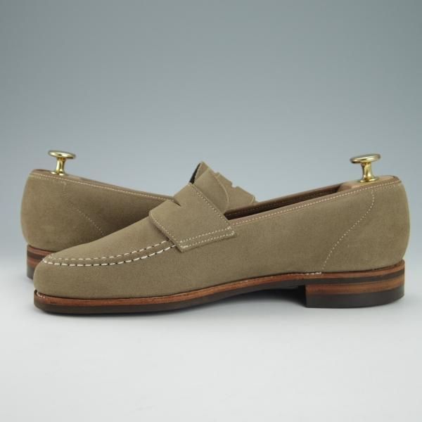 ★クロケット&ジョーンズ 6E【定価￥86,900-★ダイナイトソール仕様/HARVARD 2】コインローファー/376ラスト/薄茶/Crockett&Jones★g905