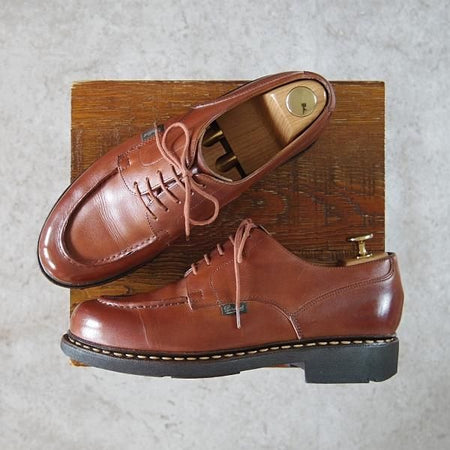 ★パラブーツ SIZE 6【定価￥71,500-★シャンボード/CHAMBORD】マロン/MARRON/リスレザー/Uチップ/茶/TEXソール/Paraboot★g906