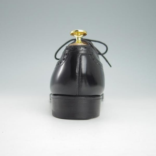 美品★(英)ガジアーノ&ガーリング 6.5E【現行定価20万円以上★WARWICK/クォーターブローグ】MH71ラスト/カーフ/黒/GAZIANO&GIRLING★g907