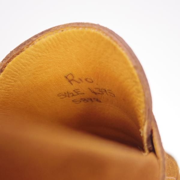 極上★ジョンロブ 5.5E【貴重★アンライニング仕様のロペス/RIO/4395ラスト】リオ/コインローファー/スエード/茶/メンズ/JOHN LOBB★g908