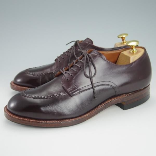 美品★オールデン 6D【貴重★(米)MOULDED SHOE別注/モディファイドラスト】D9617/Uチップ/カーフ/赤茶/メンズ/Alden★g909