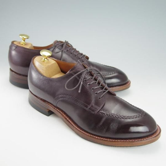 美品★オールデン 6D【貴重★(米)MOULDED SHOE別注/モディファイドラスト】D9617/Uチップ/カーフ/赤茶/メンズ/Alden★g909