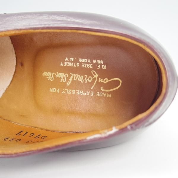美品★オールデン 6D【貴重★(米)MOULDED SHOE別注/モディファイドラスト】D9617/Uチップ/カーフ/赤茶/メンズ/Alden★g909