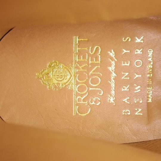 未使用★クロケット&ジョーンズ 7E【★バーニーズ ニューヨーク別注/チャッカブーツ】324ラスト/カーフ/茶/BARNEYS/Crockett&Jones★g914