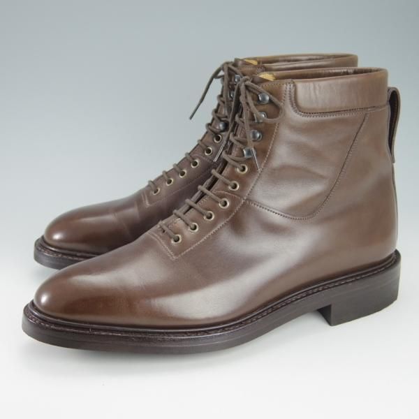 未使用★ジョンロブ 6.5EE【定価￥194,250-★SCOTT/スコット】8695Bラスト/レースアップブーツ/カーフ/濃茶/JOHN LOBB★g918