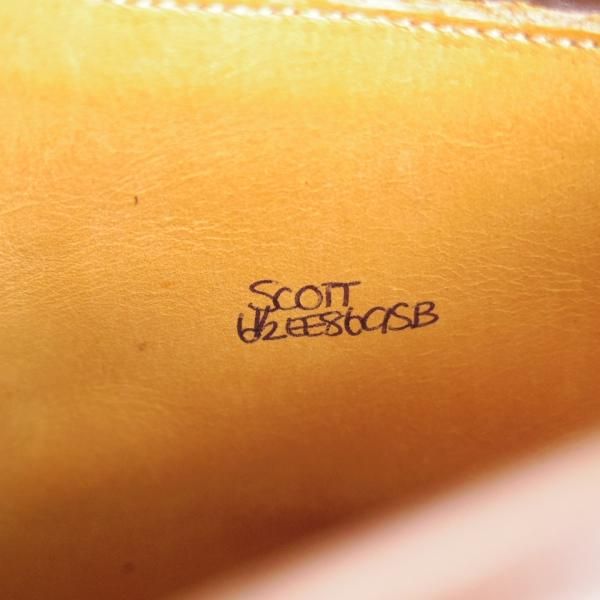 未使用★ジョンロブ 6.5EE【定価￥194,250-★SCOTT/スコット】8695Bラスト/レースアップブーツ/カーフ/濃茶/JOHN LOBB★g918