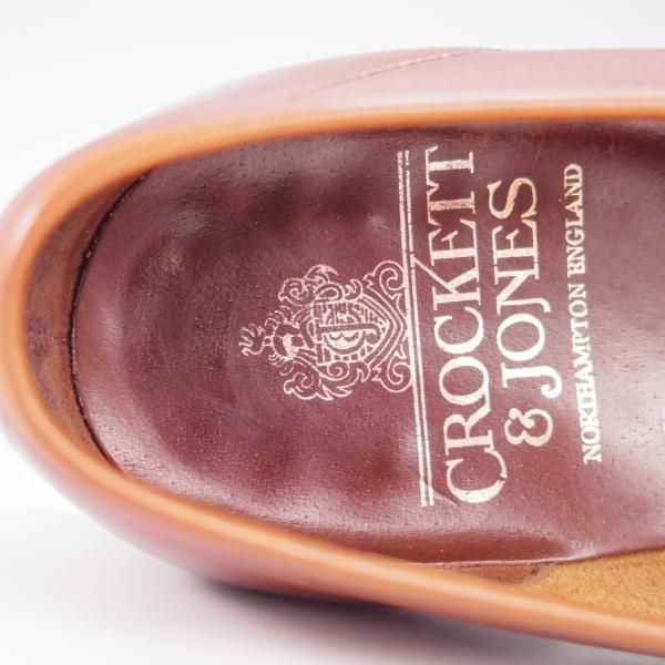極上★クロケット&ジョーンズ 5.5E【定価￥86,900-★HARVARD 2/ハーバード2】コインローファー/376ラスト/茶/Crockett&Jones★g921