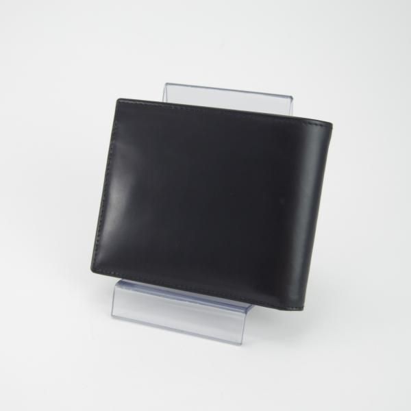 ★(英)エッティンガー/ETTINGER【現行定価￥38,500-★ブライドルレザー/二つ折り財布】レザー/本革/黒/メンズ★g924