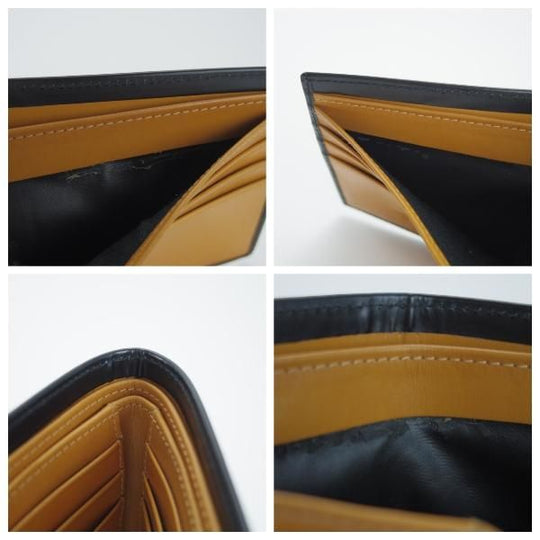 ★(英)エッティンガー/ETTINGER【現行定価￥38,500-★ブライドルレザー/二つ折り財布】レザー/本革/黒/メンズ★g924