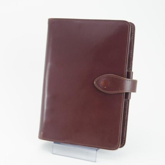 極上★(英国製)PICKETT/ピケット【日本未入荷★ブライドルレザー仕様/システム手帳】手帳カバー/本革/濃茶/メンズ&レディース★g925