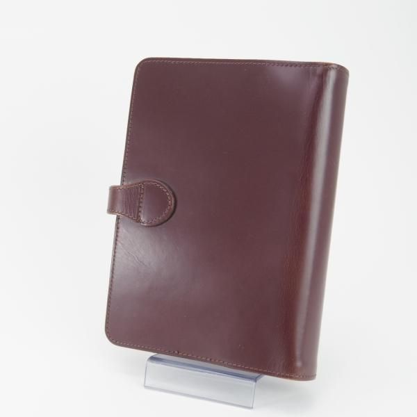 極上★(英国製)PICKETT/ピケット【日本未入荷★ブライドルレザー仕様/システム手帳】手帳カバー/本革/濃茶/メンズ&レディース★g925