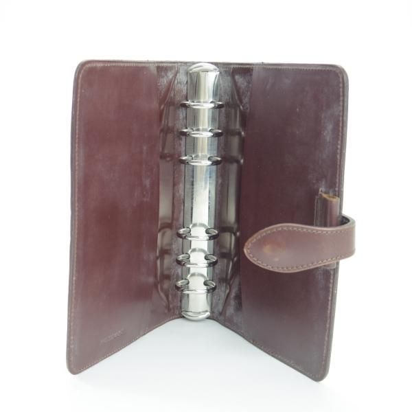 極上★(英国製)PICKETT/ピケット【日本未入荷★ブライドルレザー仕様/システム手帳】手帳カバー/本革/濃茶/メンズ&レディース★g925