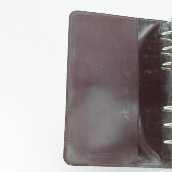 極上★(英国製)PICKETT/ピケット【日本未入荷★ブライドルレザー仕様/システム手帳】手帳カバー/本革/濃茶/メンズ&レディース★g925