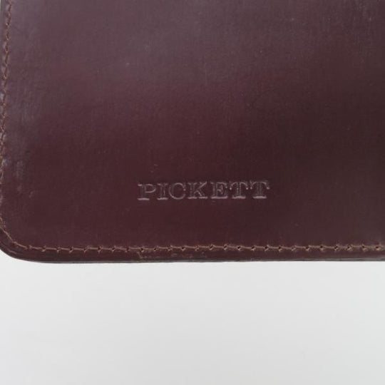 極上★(英国製)PICKETT/ピケット【日本未入荷★ブライドルレザー仕様/システム手帳】手帳カバー/本革/濃茶/メンズ&レディース★g925