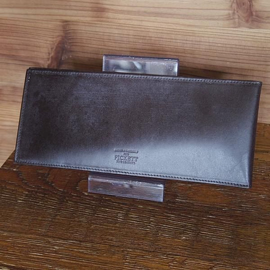 極美品★(英)デインズ&ハザウェイ/DAINES&HATHAWAY【貴重★ブライドルレザー/チケットケース】トラベルホルダー/レザー/本革/濃茶★g926