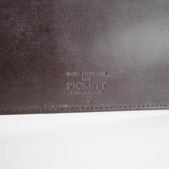 極美品★(英)デインズ&ハザウェイ/DAINES&HATHAWAY【貴重★ブライドルレザー/チケットケース】トラベルホルダー/レザー/本革/濃茶★g926